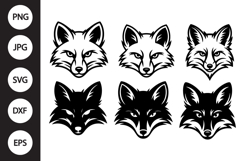 Fox Head SVG, Fox Head Clipart Product Image 1