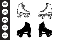 Roller Skate SVG, Roller Skate Clipart Product Image 1