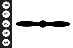Airplane Propeller SVG Product Image 1