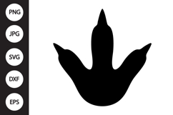 Chicken Footprint SVG Product Image 1