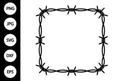 Barbed Wire SVG Product Image 1