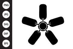 Ceiling Fan SVG Product Image 1