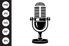 Microphone SVG Product Image 1