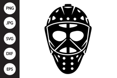 Hockey Goalie Mask SVG Product Image 1