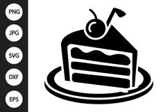Cake Slice SVG Product Image 1