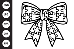 Puzzle Bow SVG Product Image 1