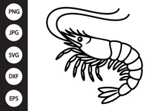 Shrimp SVG Product Image 1