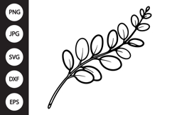 Eucalyptus Branch SVG Product Image 1