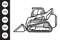 Track Skid Steer SVG Product Image 1