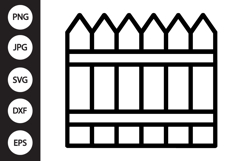 Picket Fence SVG Product Image 1