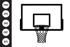 Basketball Hoop SVG Product Image 1