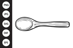 Wooden Spoon SVG Product Image 1
