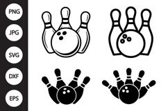 Bowling Strike SVG, Bowling Strike Clipart Product Image 1