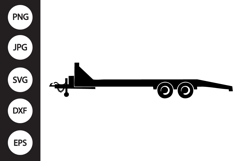 Car Hauler Trailer SVG Product Image 1