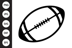 Rugby Ball SVG Product Image 1