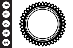 Dirt Bike Wheel SVG Product Image 1