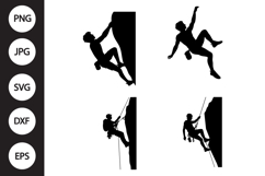 Climbing SVG, Climbing Clipart Product Image 1