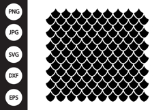 Dragon Scales Seamless Pattern SVG Product Image 1