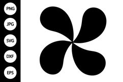 Abstract Shape Silhouette SVG Product Image 1