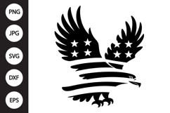 Flying Eagle SVG Product Image 1