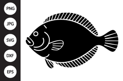 Flounder Fish SVG Product Image 1