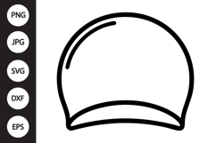 Swimming Cap SVG Product Image 1