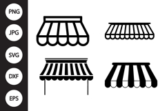 Awning SVG, Awning Clipart Product Image 1