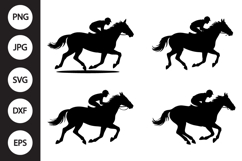 Horse Jockey SVG, Horse Jockey Clipart Product Image 1