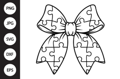 Puzzle Bow SVG Product Image 1