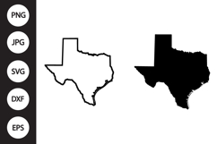 Texas State SVG, Texas State Clipart Product Image 1