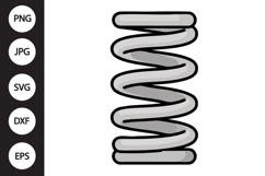 Coil Spring SVG Product Image 1