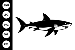 Shark Silhouette SVG Product Image 1