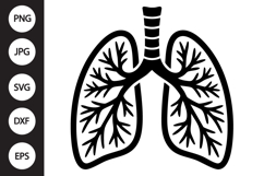 Lungs SVG Product Image 1