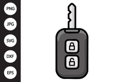 Car Key SVG Product Image 1