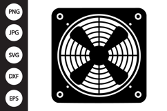 Exhaust Fan SVG Product Image 1