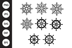 Ship Wheel SVG. Ship Wheel Clipart Product Image 1