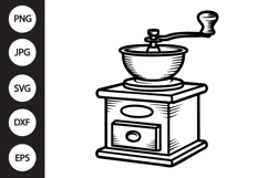 Coffee Grinder SVG Product Image 1