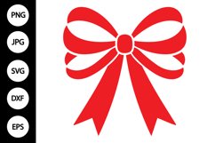 Red Bow SVG Product Image 1