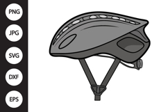 Bicycle Helmet SVG Product Image 1
