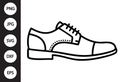 Dress Shoe SVG Product Image 1