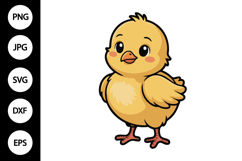 Chick Clipart SVG, Chick SVG Product Image 1