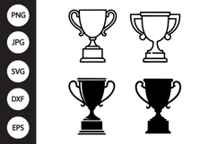 Trophy SVG, Trophy Clipart Product Image 1