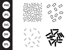 Sprinkles SVG, Sprinkles Clipart Product Image 1