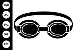 Swimming Goggles SVG Product Image 1