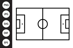 Soccer Field SVG Product Image 1