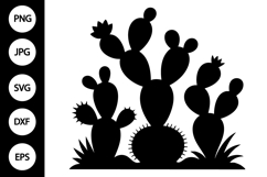 Cactus Silhouette SVG Product Image 1