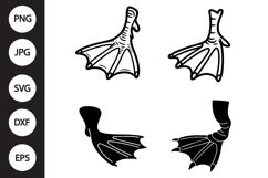 Duck Footprint SVG, Duck Footprint Clipart Product Image 1