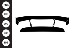 Trunk Spoiler SVG Product Image 1