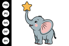 Baby Elephant SVG Product Image 1