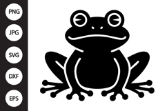 Frog Silhouette SVG Product Image 1